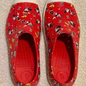 Native Shoes Red Minnie Mouse Slip-Ons